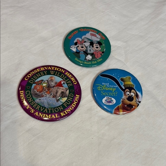 Vintage Other - 3 Disney Themed Collectible Pins